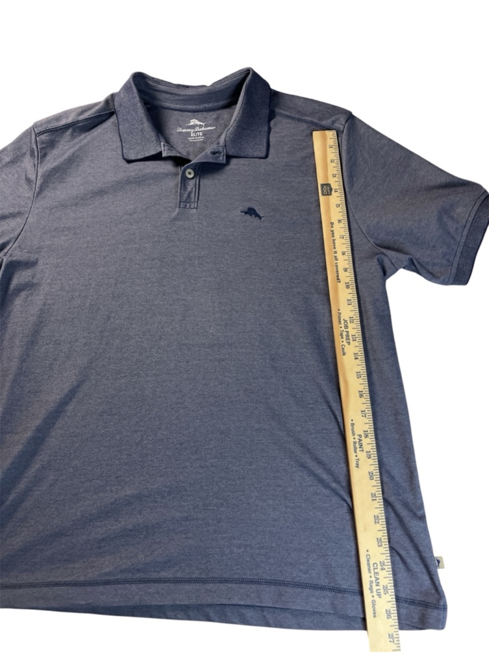 Tommy Bahama Polo Shirt Mens XL Navy Short Sleeve Coastal Nautical Golf Casual - Picture 4 of 7